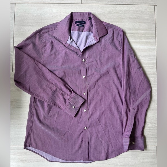 Tommy Hilfiger XL Purple Dress Shirt THFlexCool - Picture 1 of 6